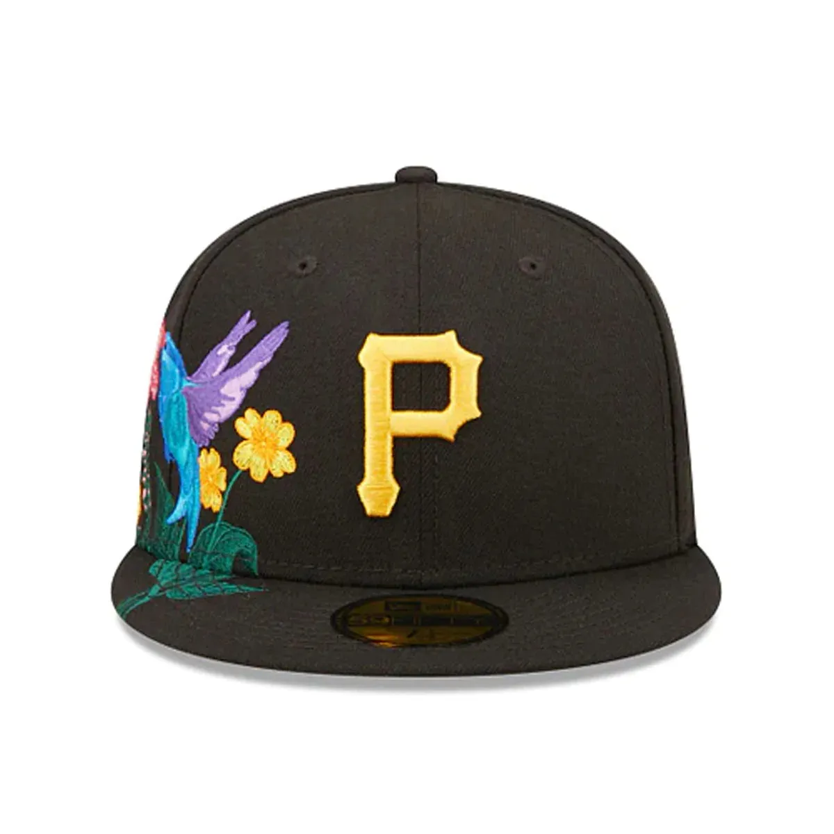 [60243429] Pittsburgh Pirates Blooming Black 59FIFTY Men's Fitted Hat