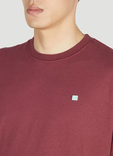 Acne Studios  |Crew Neck Street Style Cotton Short Sleeves Logo Designers