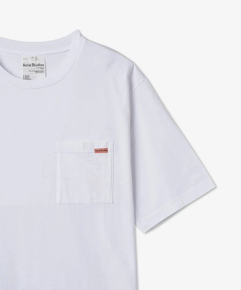 Acne Studios  |Crew Neck Street Style Plain Cotton Short Sleeves Logo