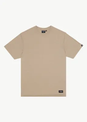 AFENDS Mens Classic - Retro Fit Tee - Taupe