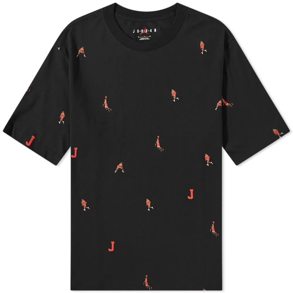 Air Jordan Allover Jumpman T-ShirtBlack