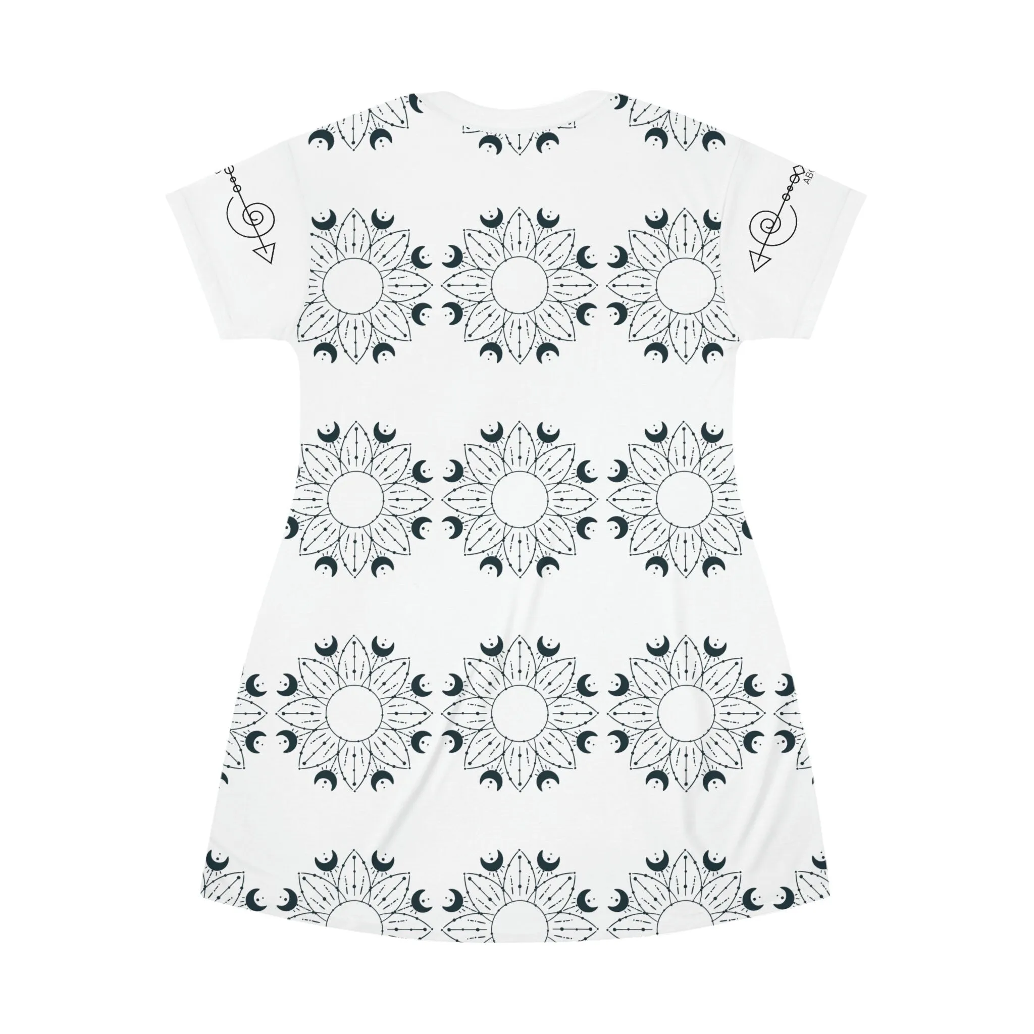 All Over Print T-Shirt Dress