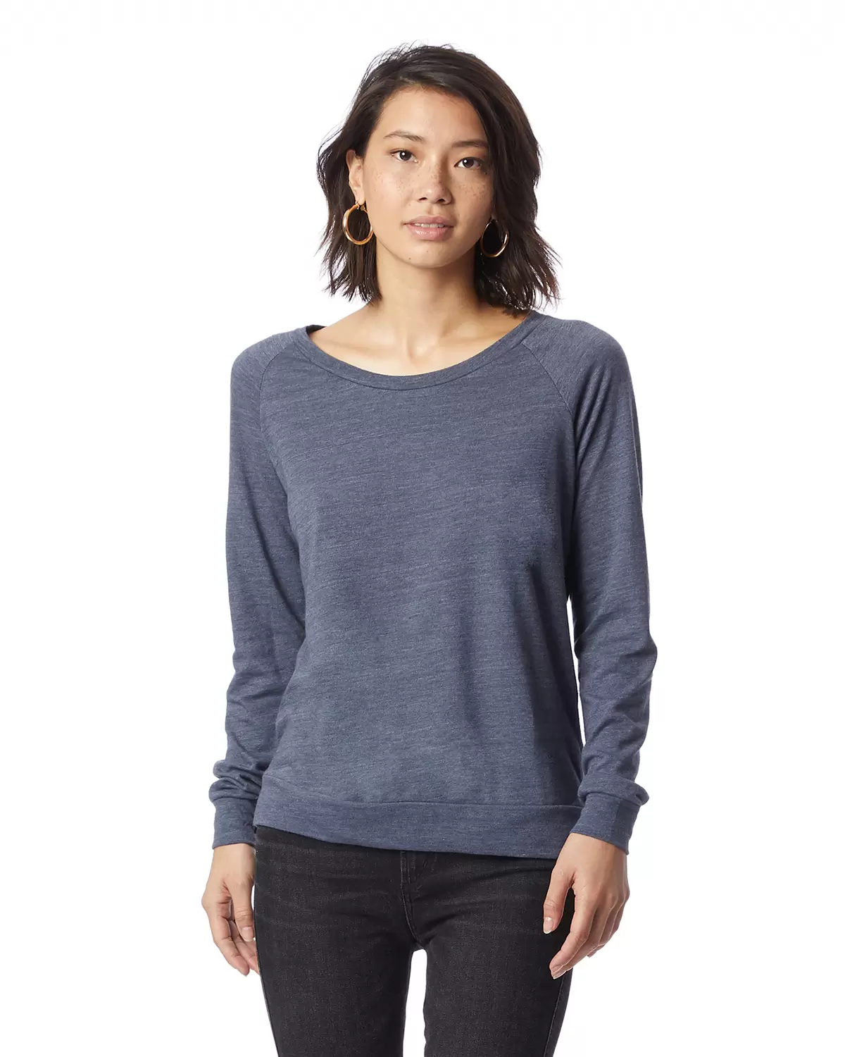 Alternative Apparel 1990e1 Ladies Eco Oversized Sweater SKU: 1990E1