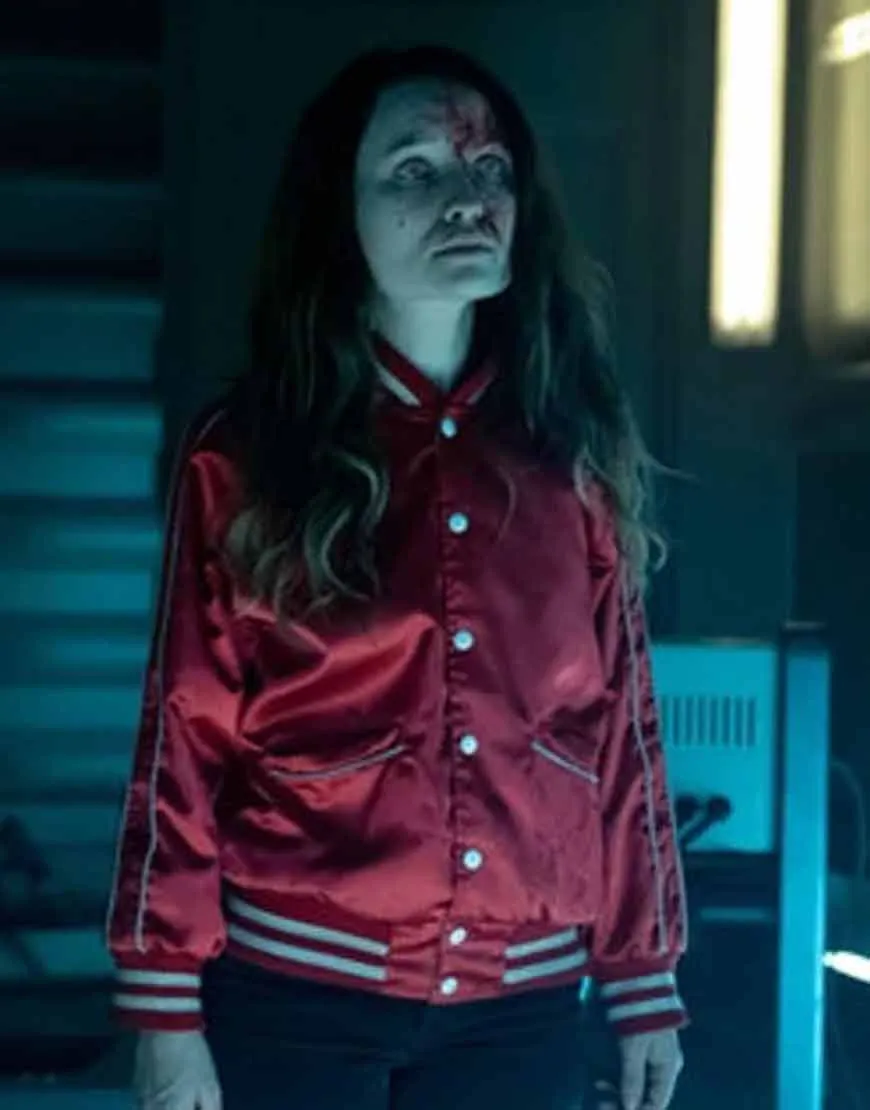 American Gods S02 Emily Browning Varsity Jacket | Ujackets.com -50%Off