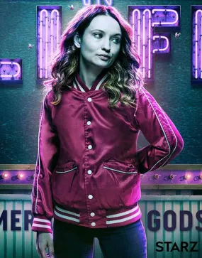 American Gods S02 Emily Browning Varsity Jacket | Ujackets.com -50%Off