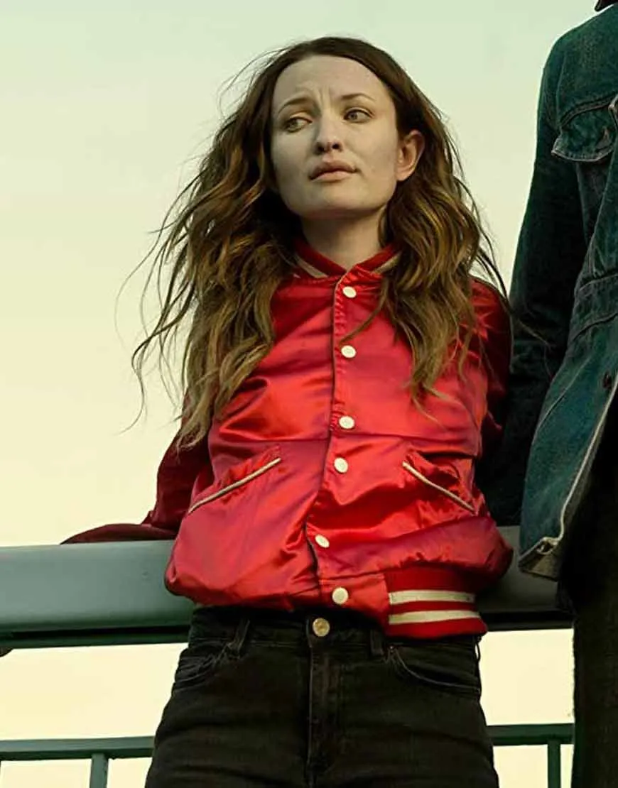 American Gods S02 Emily Browning Varsity Jacket | Ujackets.com -50%Off