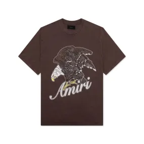 AMIRI EAGLE TEE - SLATE BLACK