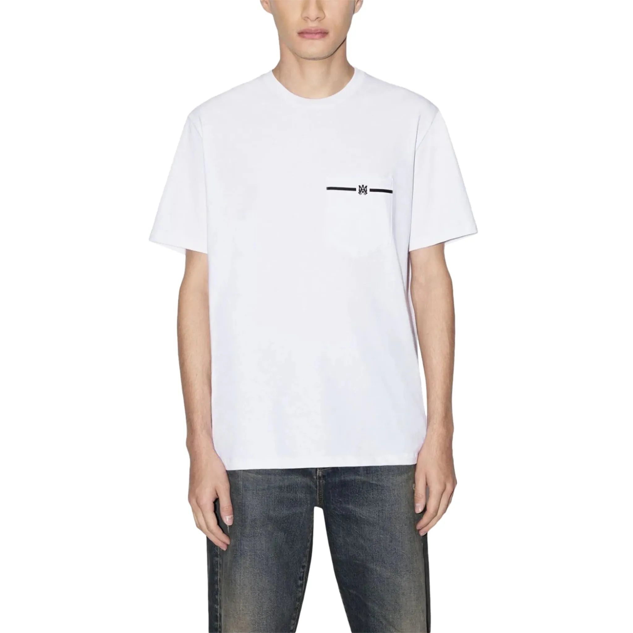 Amiri MA Pocket White T Shirt