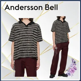 ANDERSSON BELL  |Stripes Short Sleeves Polos