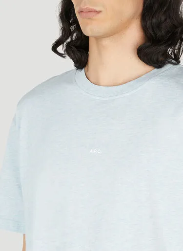 A.P.C.  |Crew Neck Street Style Cotton Short Sleeves Logo Designers