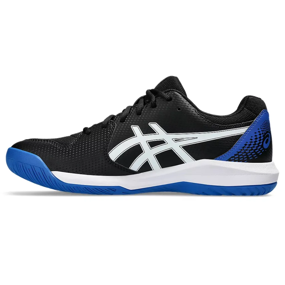 ASICS Men's Gel-Dedicate 8 Tennis Shoe (Black/Tuna Blue)