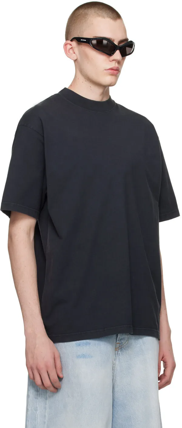 BALENCIAGA  |Crew Neck Street Style Cotton Short Sleeves Logo Luxury