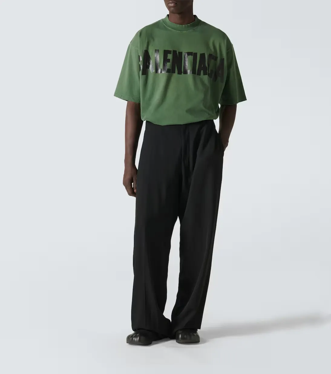 BALENCIAGA  |Crew Neck Street Style Cotton Short Sleeves Oversized