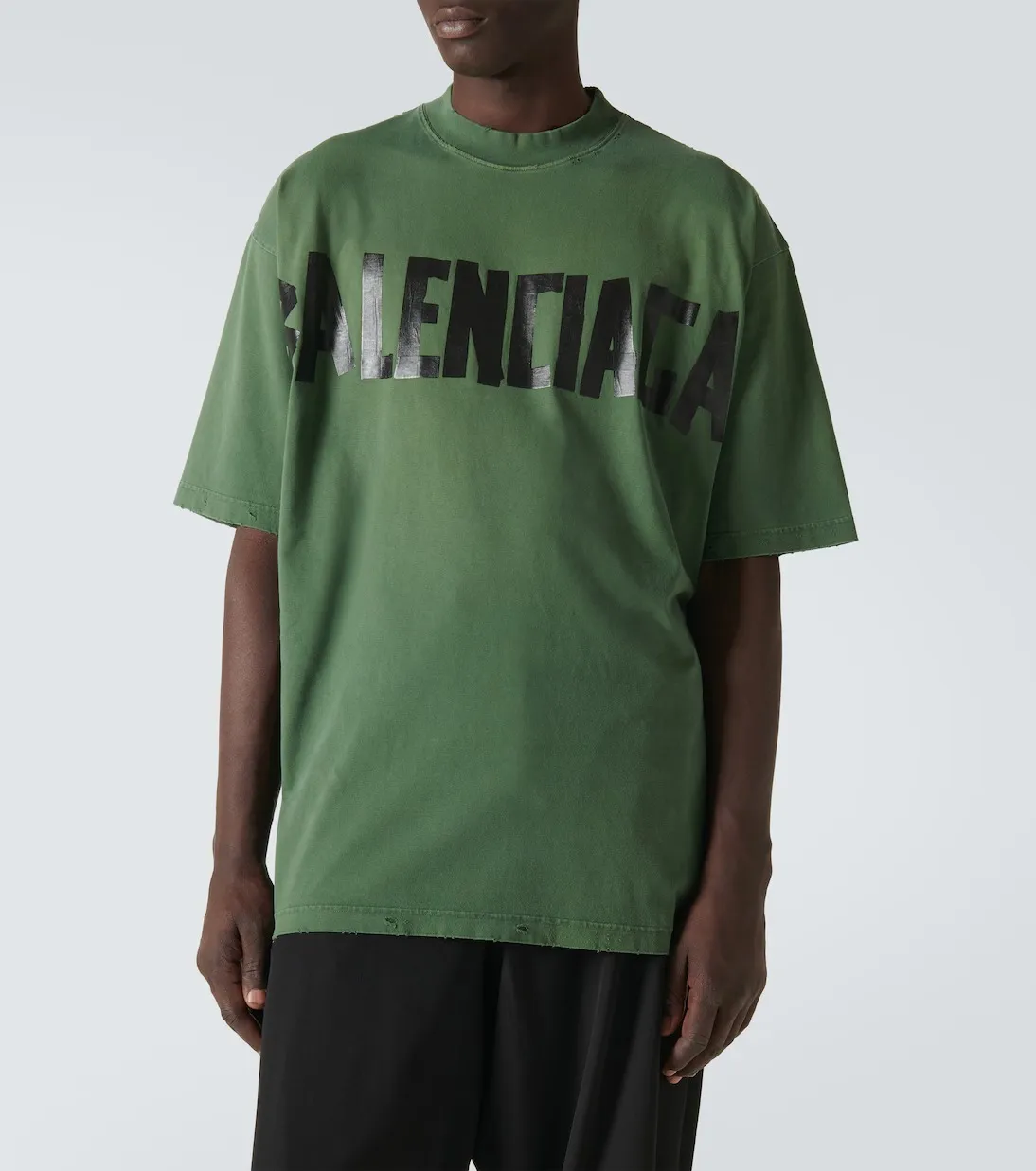 BALENCIAGA  |Crew Neck Street Style Cotton Short Sleeves Oversized