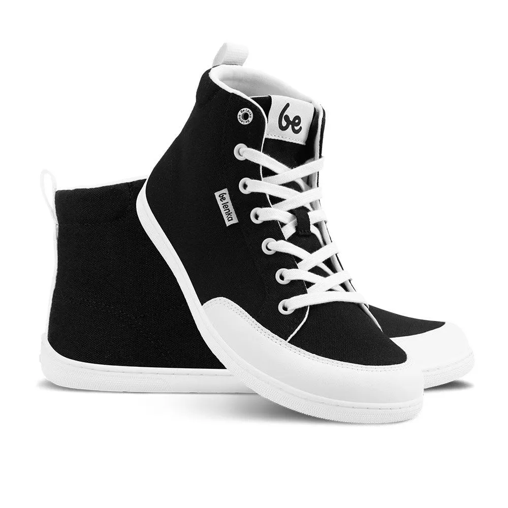 Be Lenka Rebound High-Top Canvas Sneaker - Black & White 45 - Like New