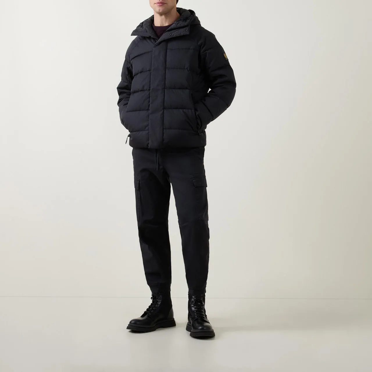 BELSTAFF Apex Puffer Jacket - Black