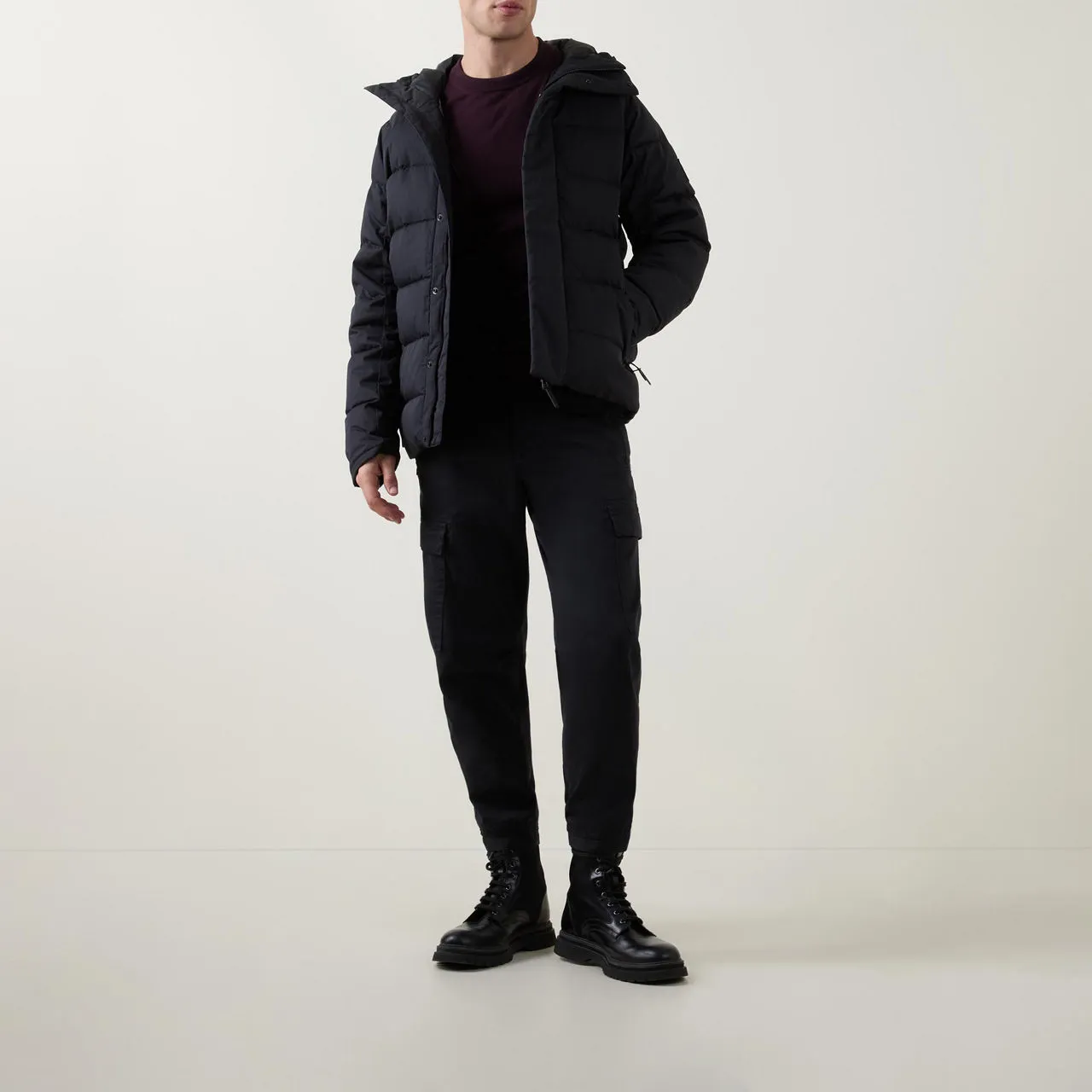 BELSTAFF Apex Puffer Jacket - Black