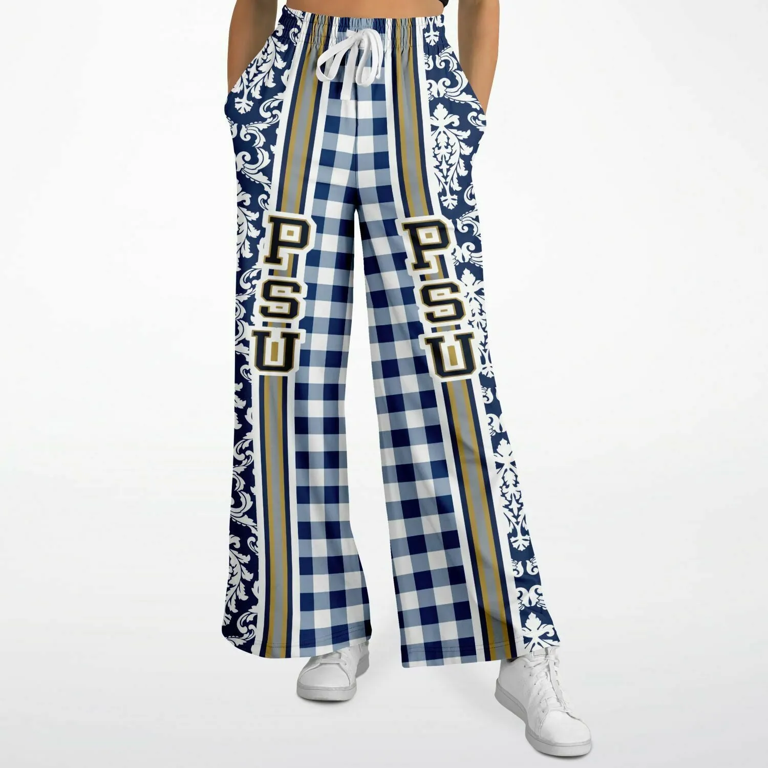 Blue Gables Eco-Poly Stretchy Phat Bellbottoms