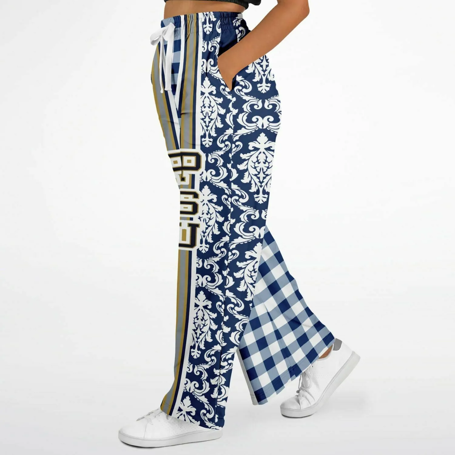 Blue Gables Eco-Poly Stretchy Phat Bellbottoms