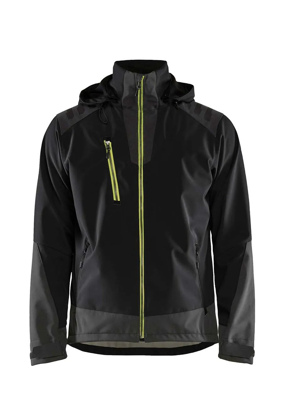 Blåkläder Work Jacket Softshell 4749 Black Yellow