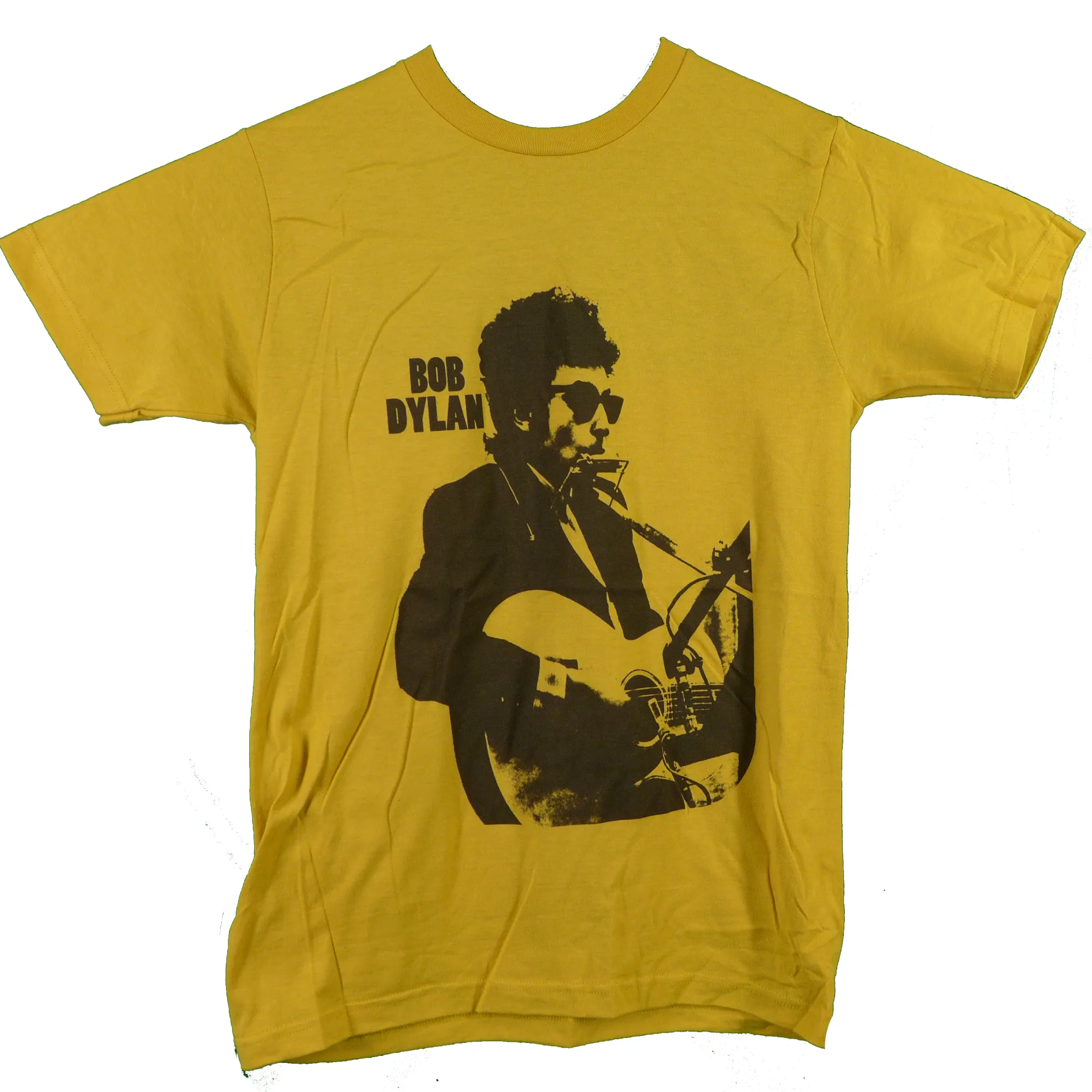 Bob Dylan Silhouette Gold