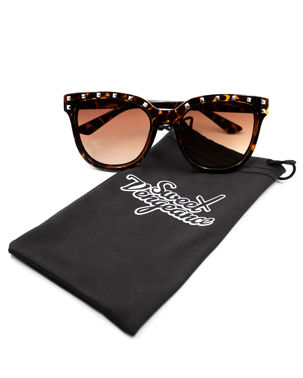 Brown Studded Sunnies