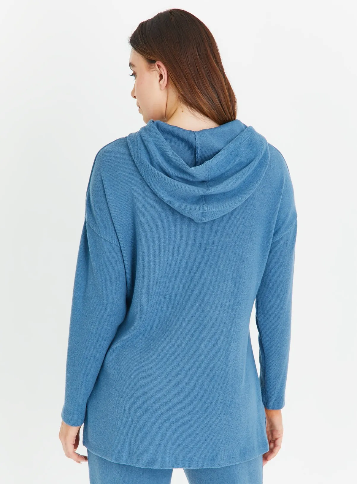 Buy Blue Soft Touch Coord Hoodie  10 | Hoodies and sweatshirts | Tu