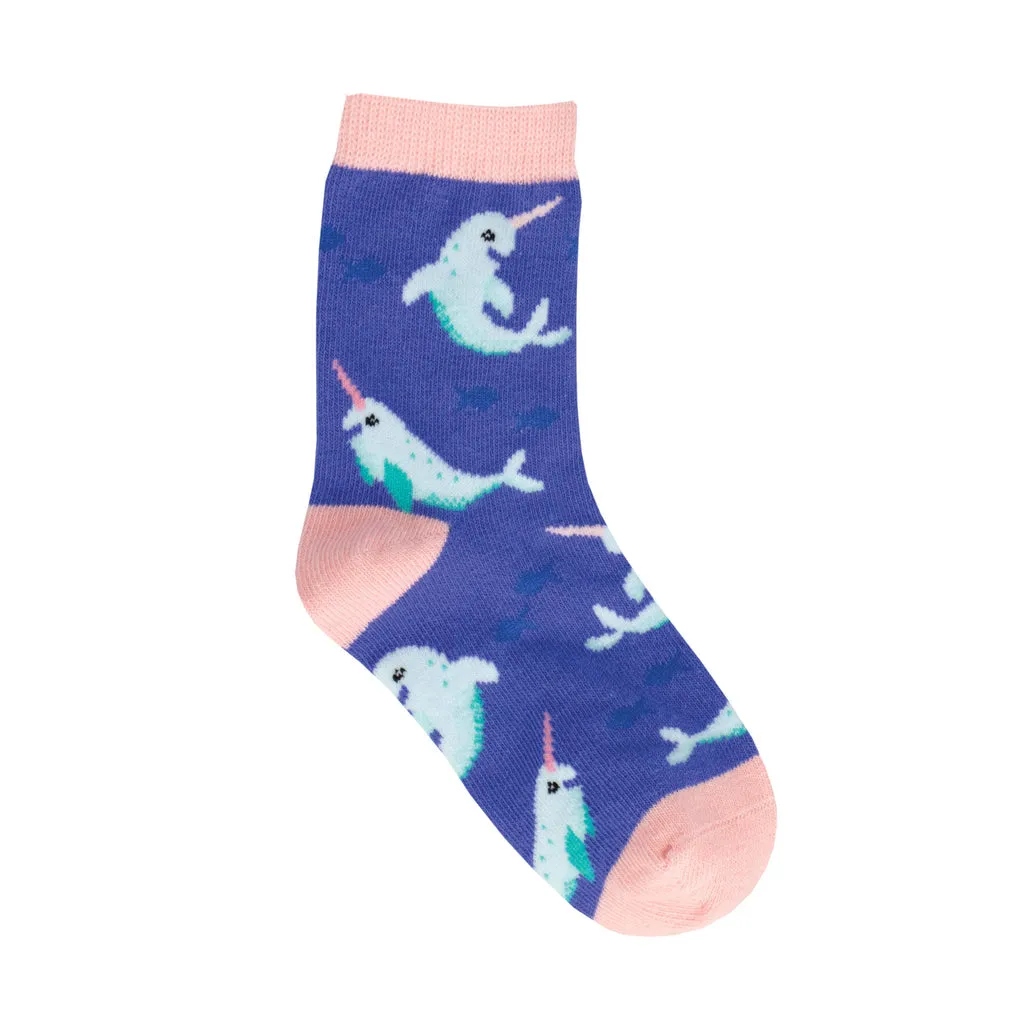 Child Narwhal Socks