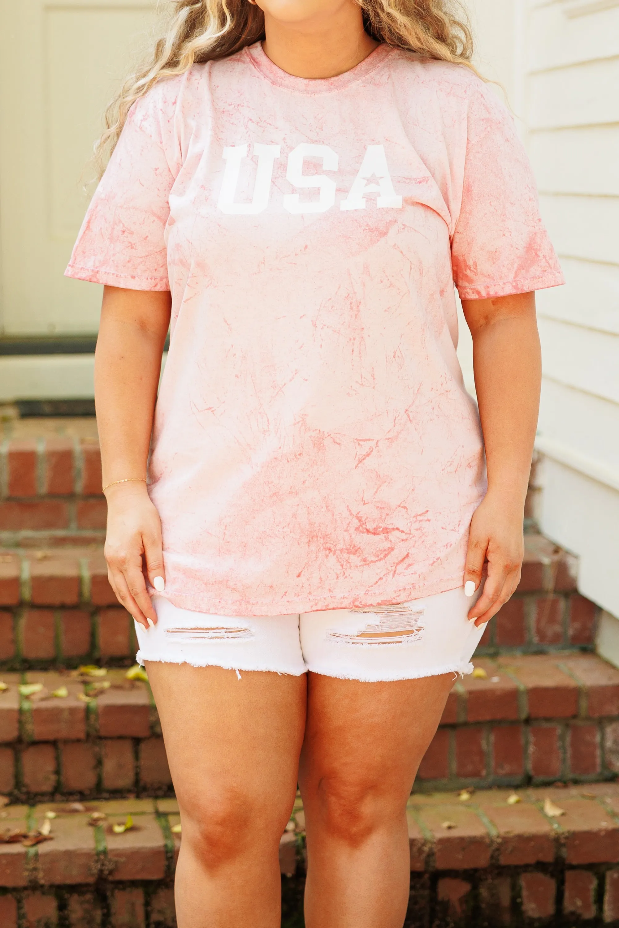 Comfort Colors: Stars In The USA Tee, Clay Colorblast