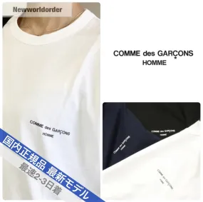 COMME des GARCONS  |Crew Neck Unisex Street Style Cotton Short Sleeves