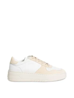 COPENHAGEN STUDIOS SNEAKER CPH77 LEATHER MIX WHITE/CREAM