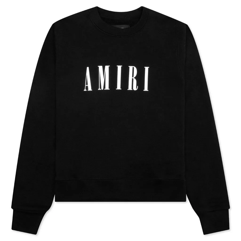 Core Logo Crewneck - Black