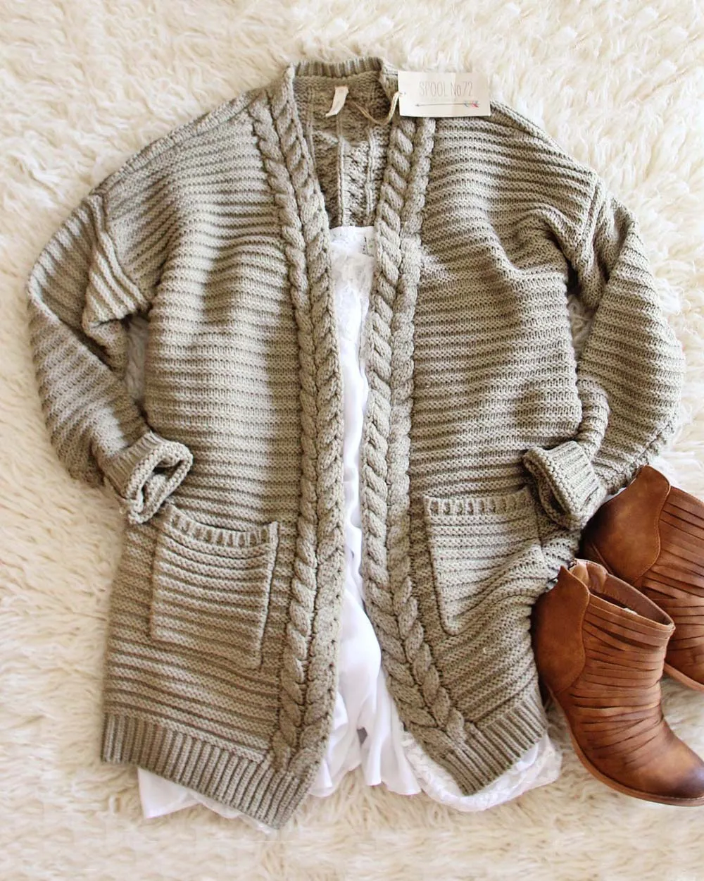 Cozy Bundle Sweater in Olive