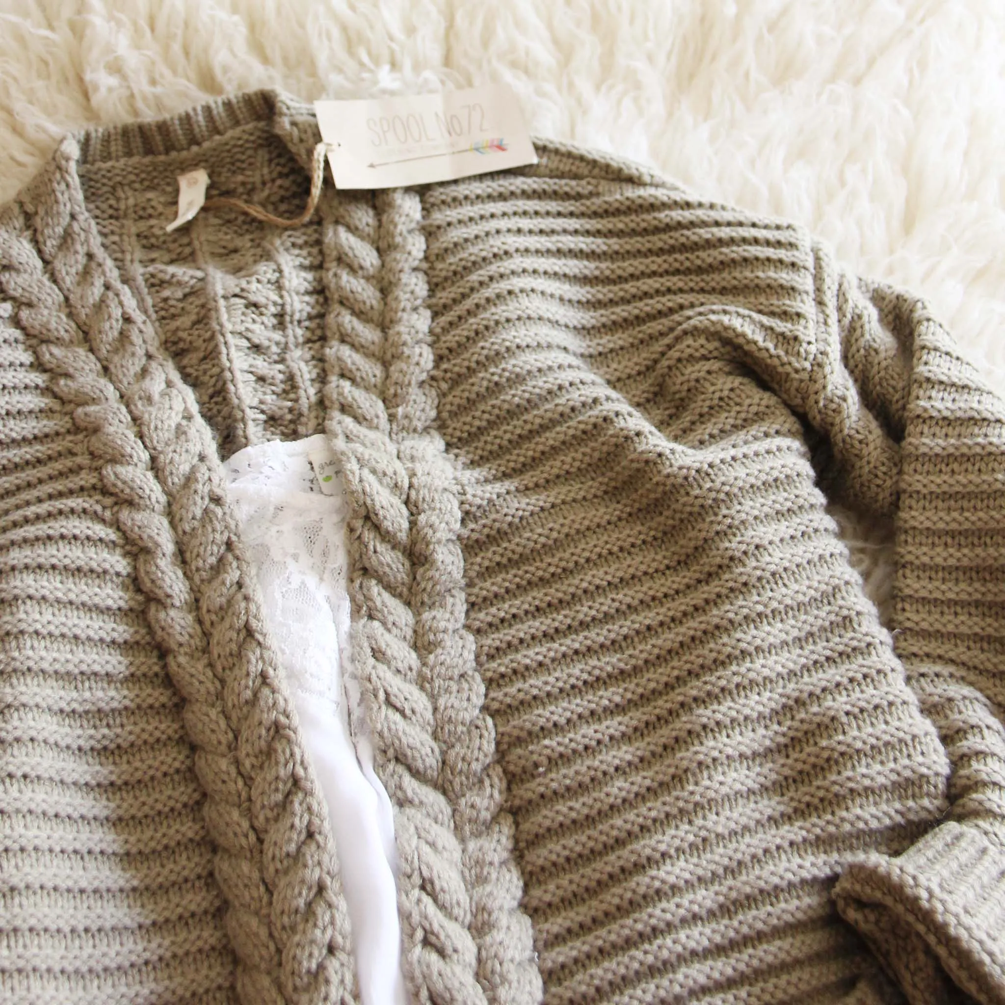 Cozy Bundle Sweater in Olive