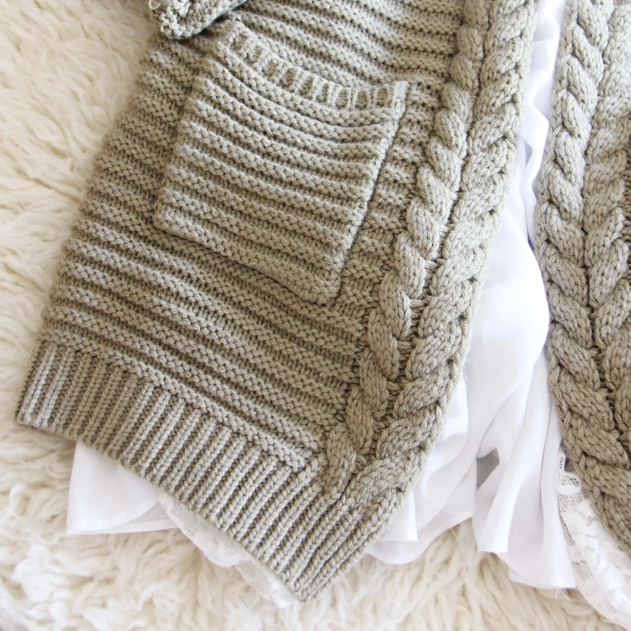 Cozy Bundle Sweater in Olive