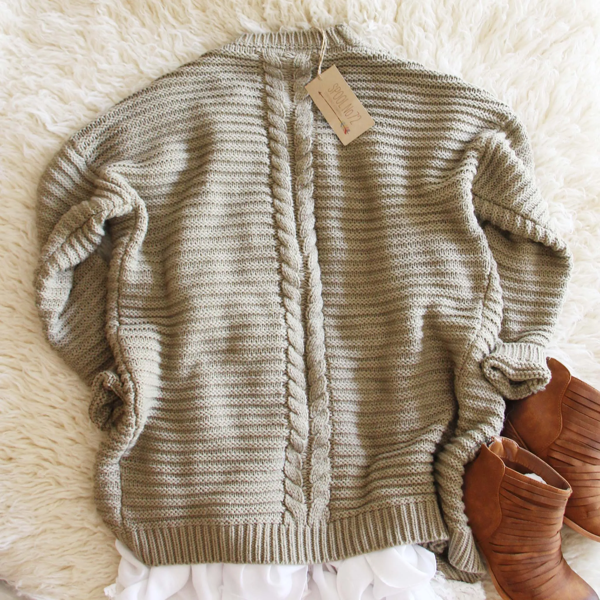 Cozy Bundle Sweater in Olive