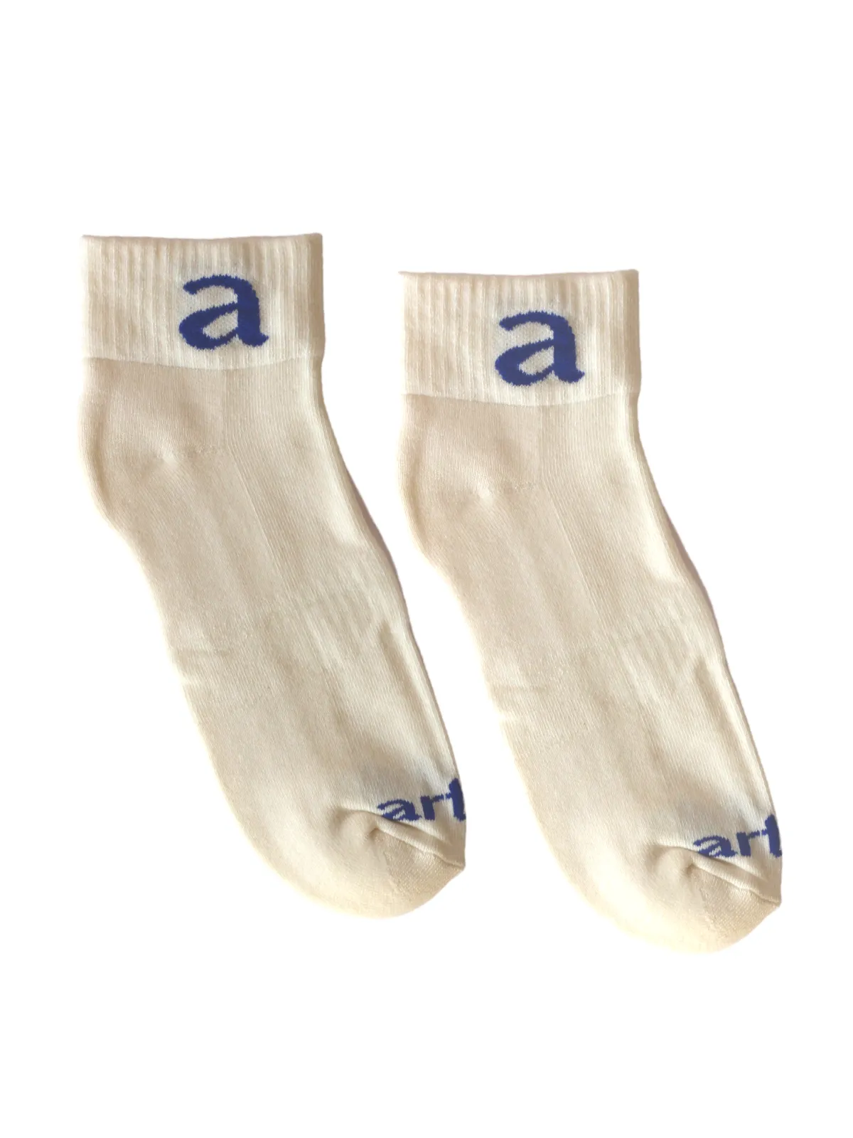 Cream Ankle Socks