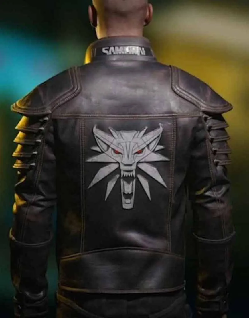 Cyberpunk 2077 Wolf School Leather Jacket | Ujackets.com - 45% OFF