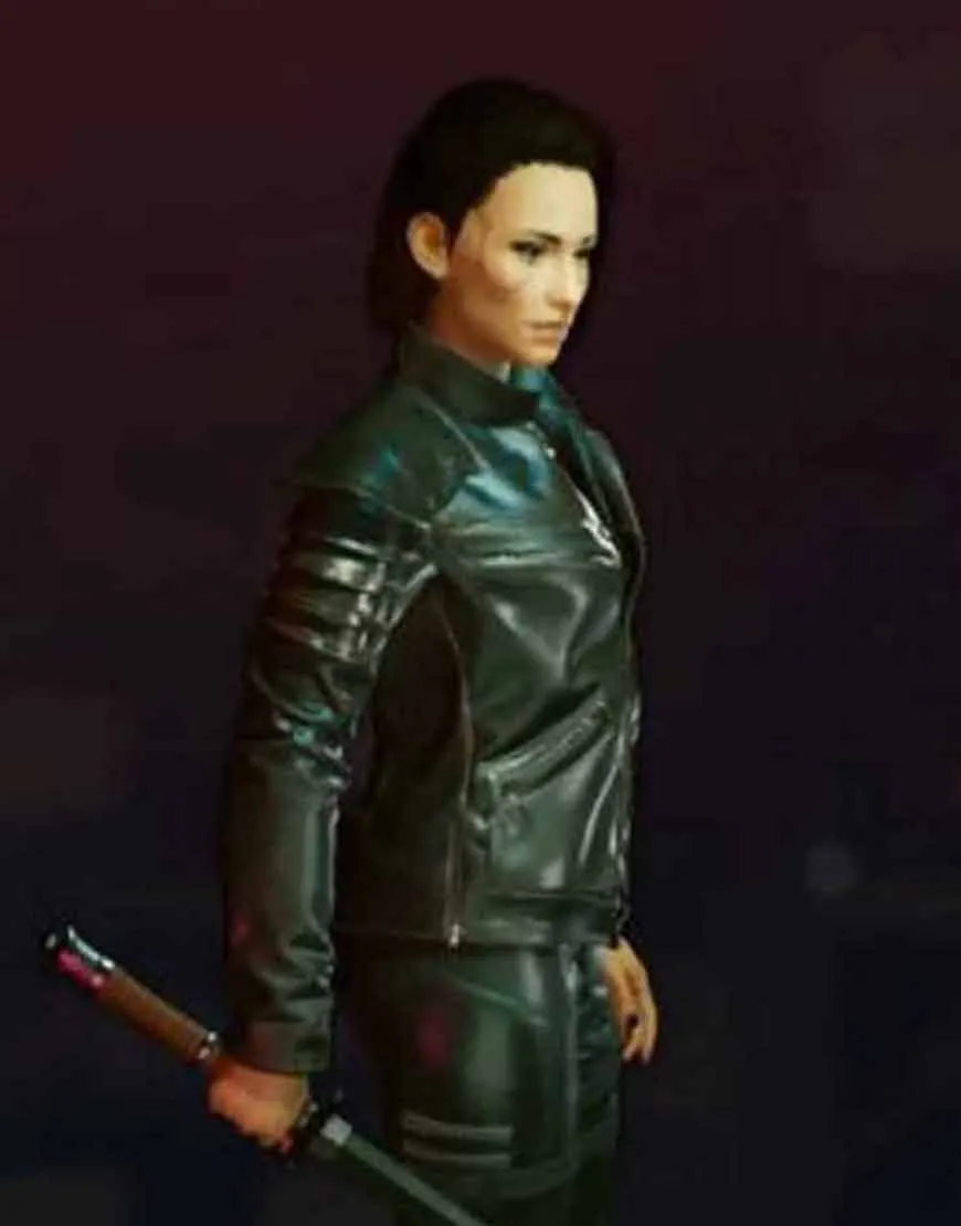 Cyberpunk 2077 Wolf School Leather Jacket | Ujackets.com - 45% OFF