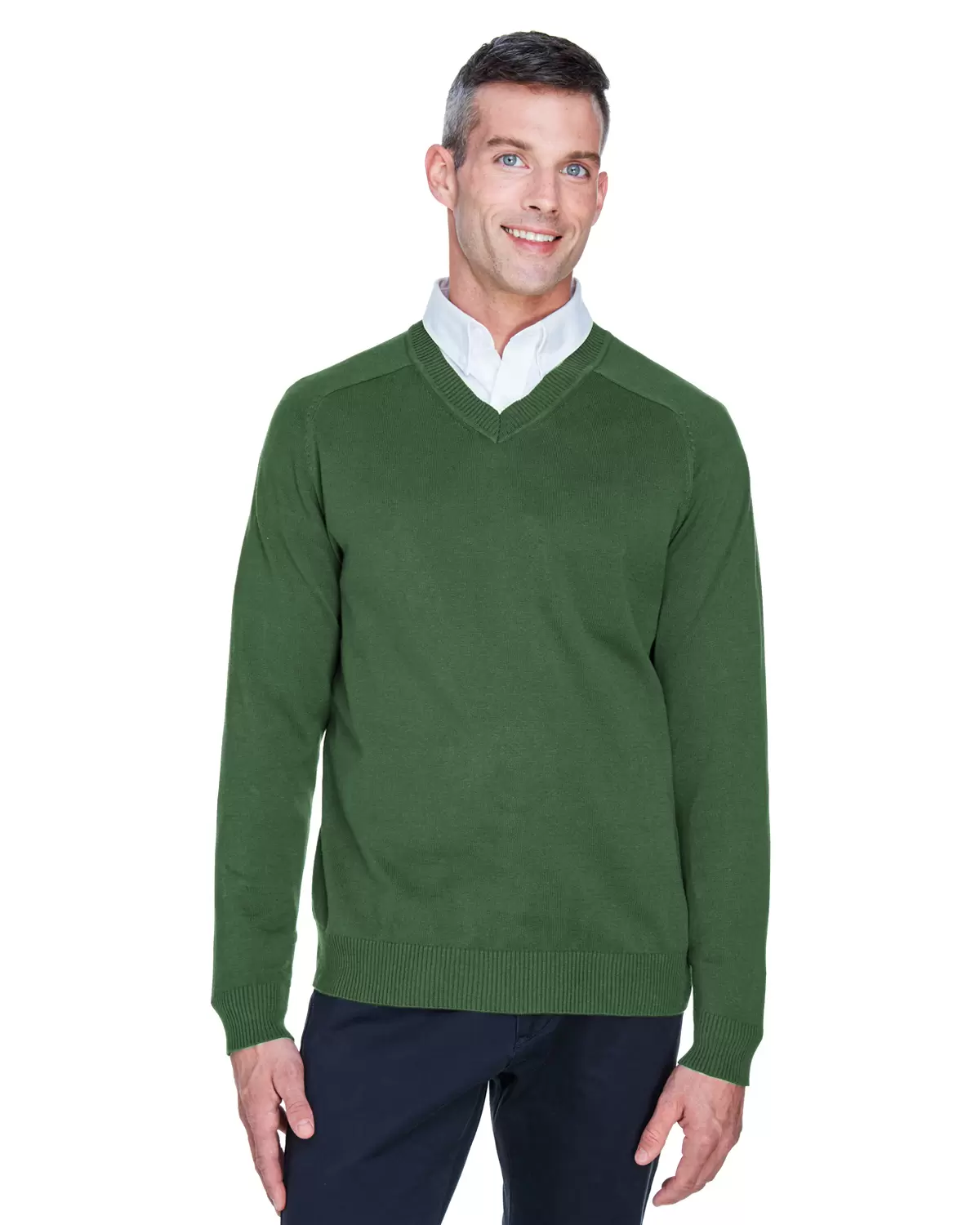 D475 Devon & Jones Men's V-Neck Sweater SKU: D475