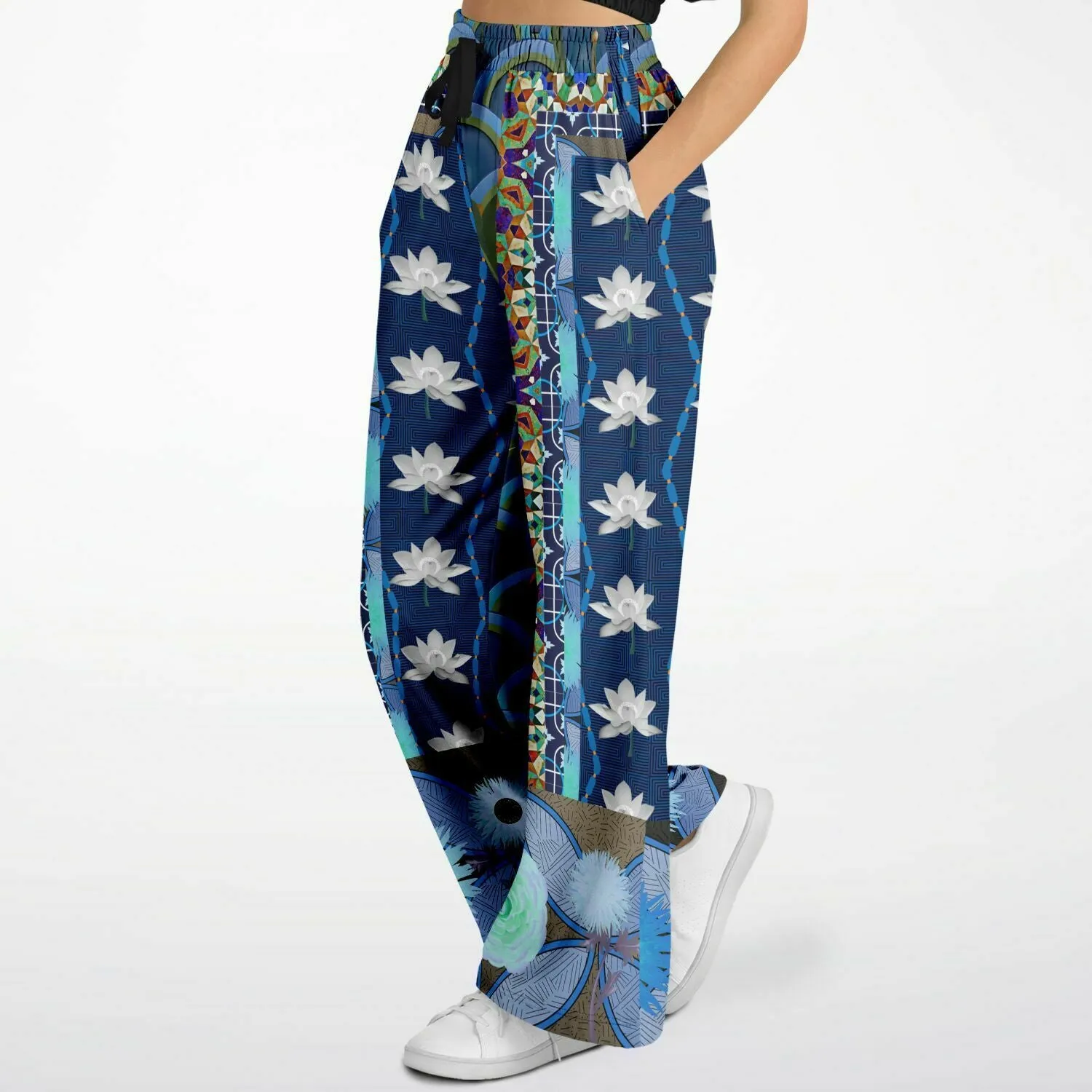 Dahlia Lama Eco-Poly Stretchy Phat Bellbottoms