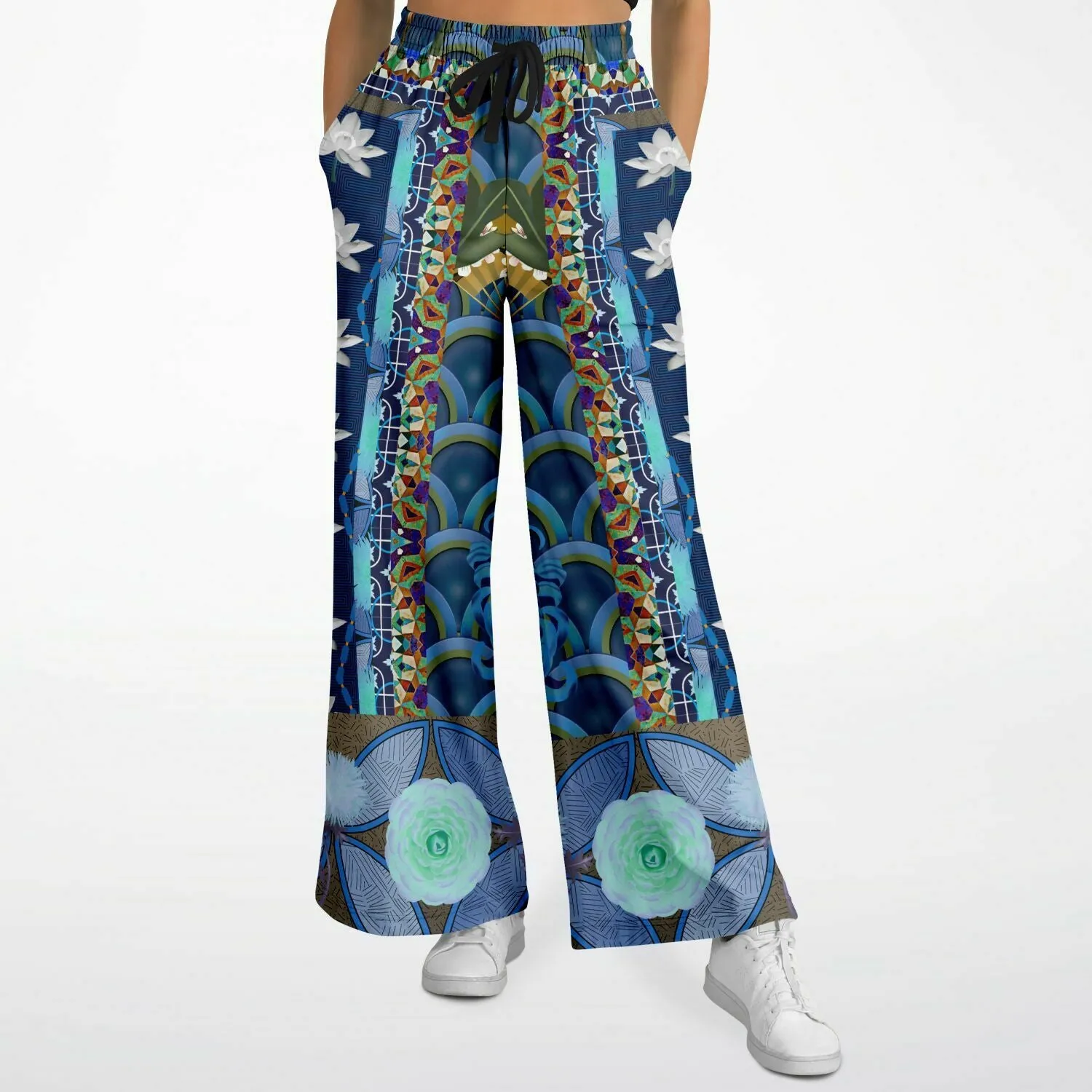 Dahlia Lama Eco-Poly Stretchy Phat Bellbottoms