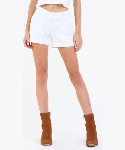 DEAR JOHN Hampton Mid Rise Shorts In Optic