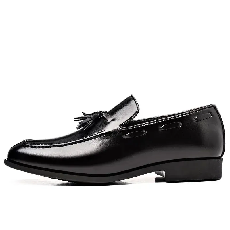 Designer Style Dress Brand New Business Casual Slip on Leather Plus Size for Men Wedding Party Zapatos De Vestir Hombre Misalwa