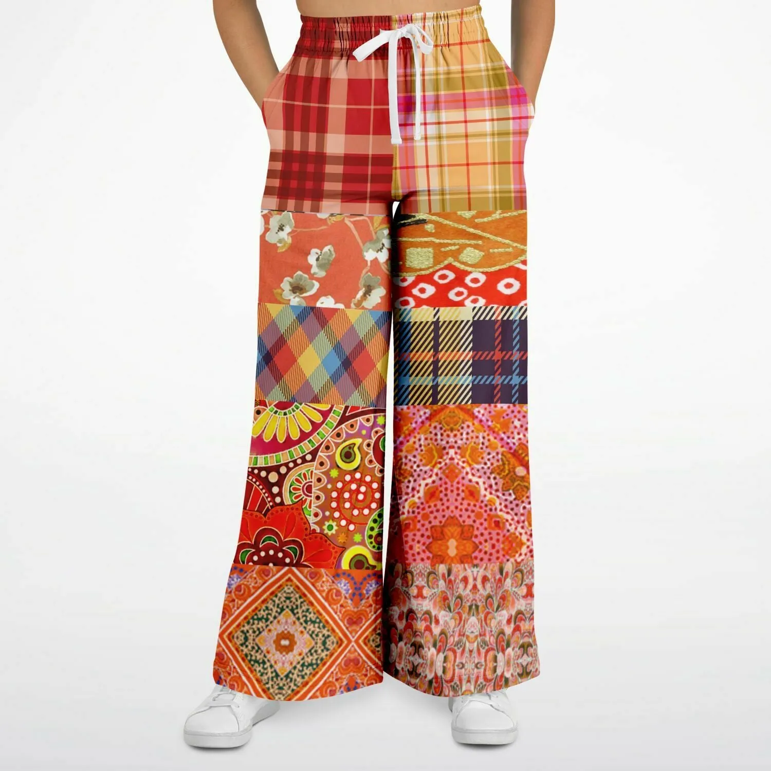 Devine Sublime Eco-Poly Stretchy Phat Bellbottoms