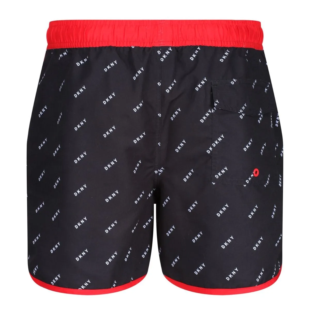 DKNY Azores Swim Shorts Black/Spotlight Red