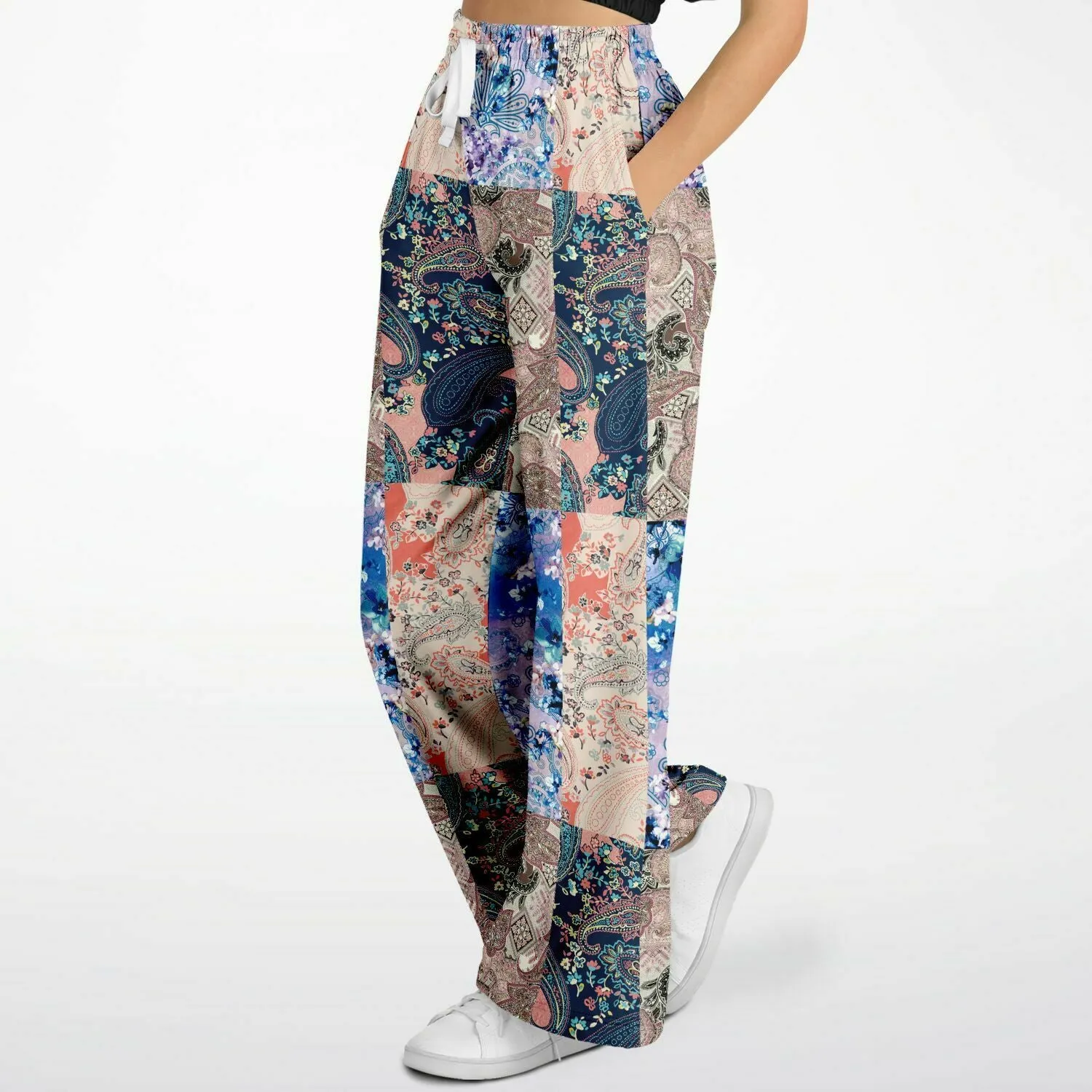 Dolores Park SW Patchwork Stretchy Phat Bellbottoms