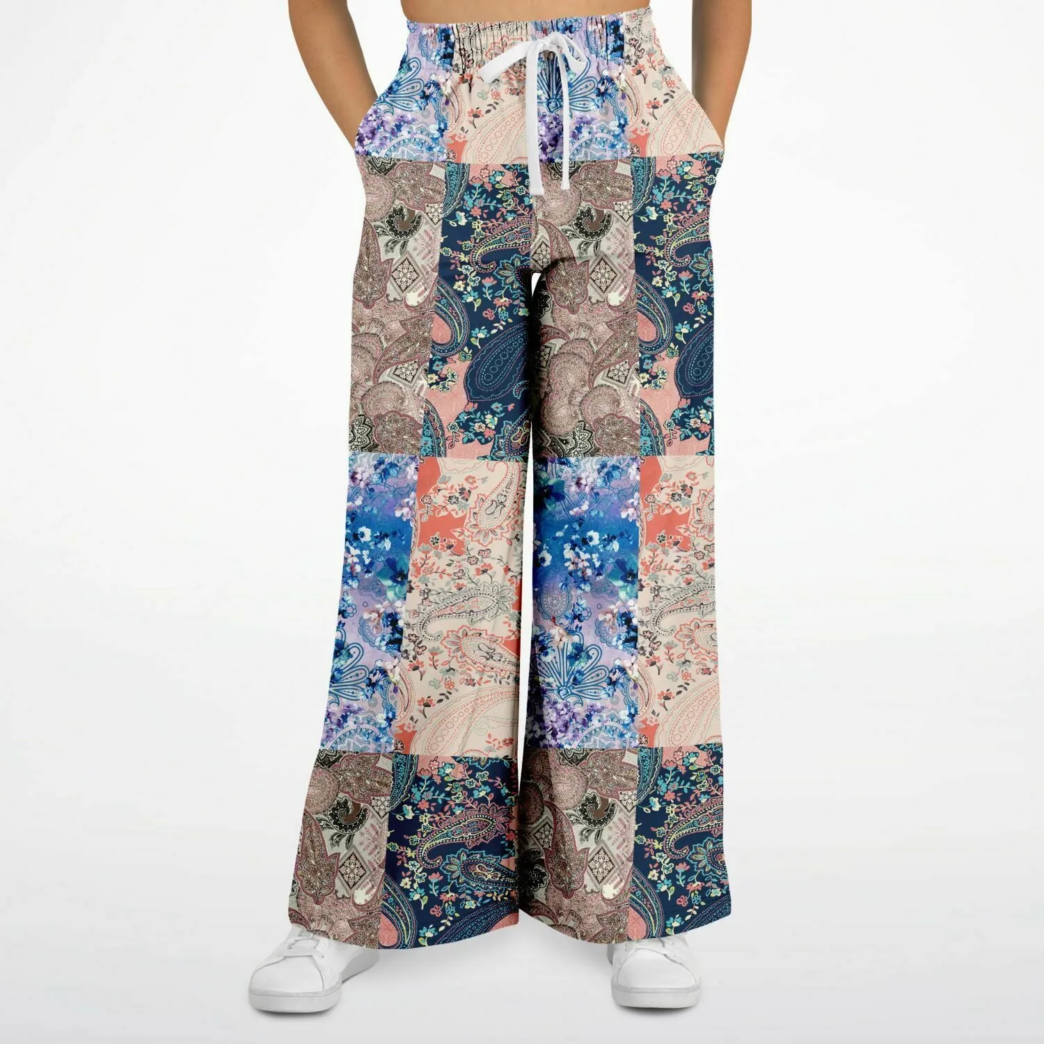 Dolores Park SW Patchwork Stretchy Phat Bellbottoms