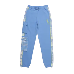 Edgerunner Blue Cargo Sweatpant