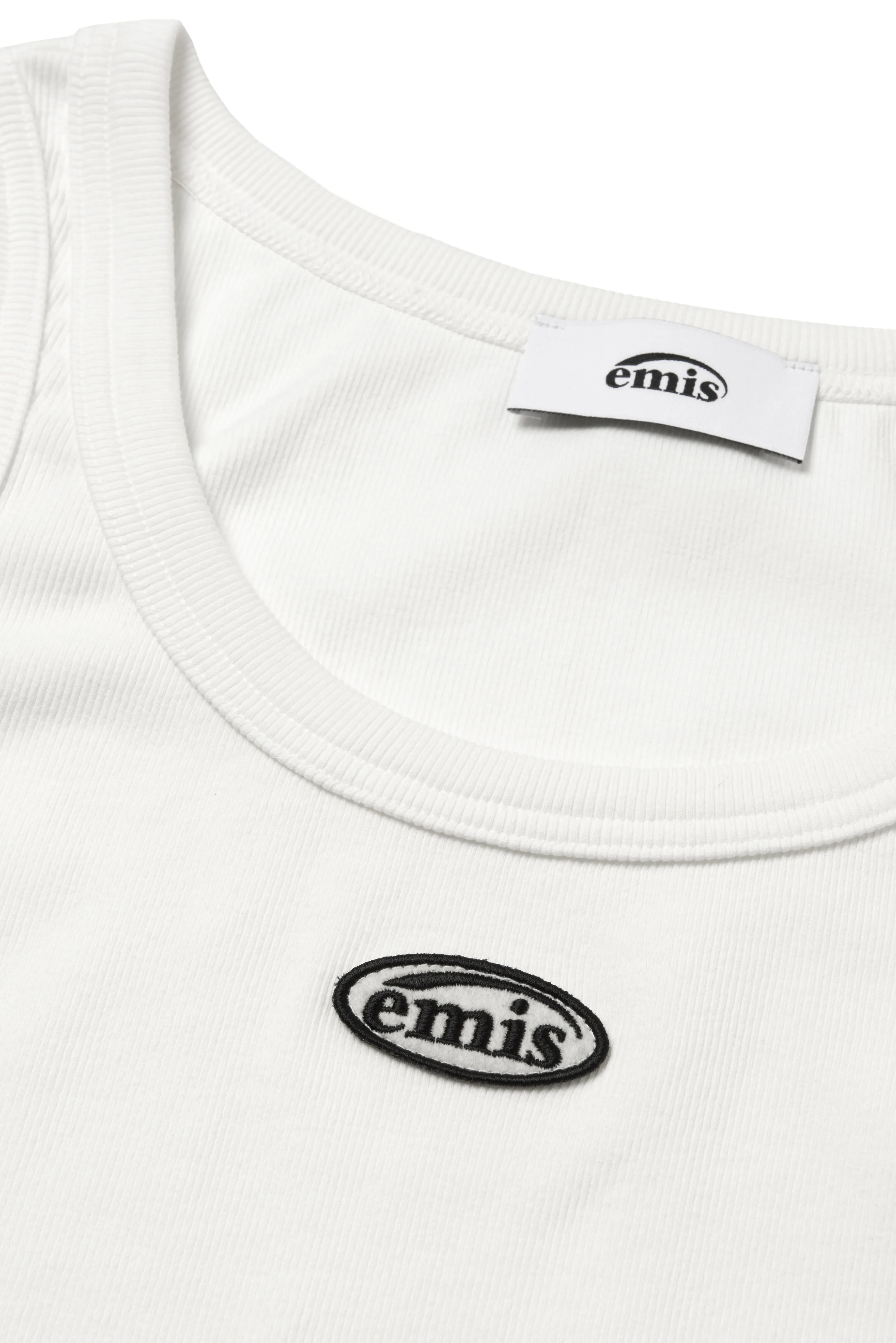 EMIS  |Casual Style Street Style Plain Cotton Logos on the Sleeves